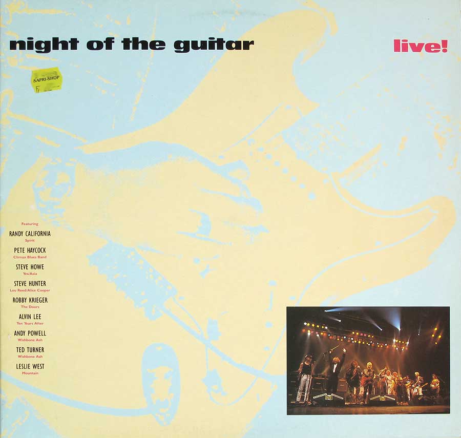 Front Cover Photo Of NIGHT OF THE GUITAR 2LP