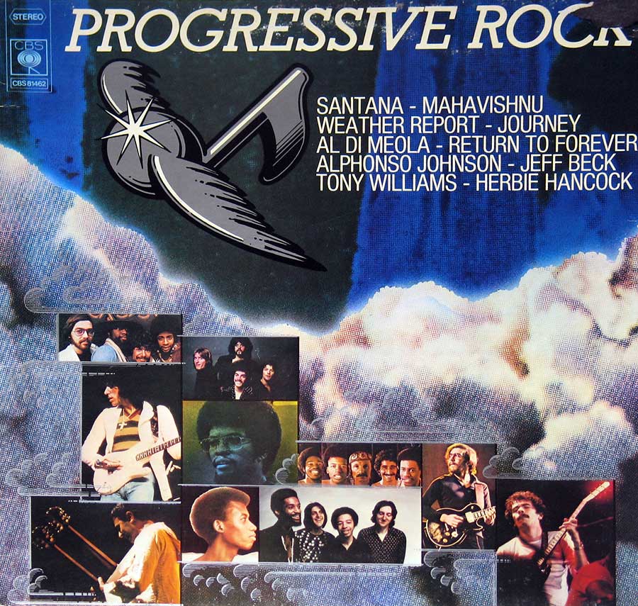 Front Cover Photo Of VARIOUS ARTISTS - Progressive Rock 12" Vinyl LP Album