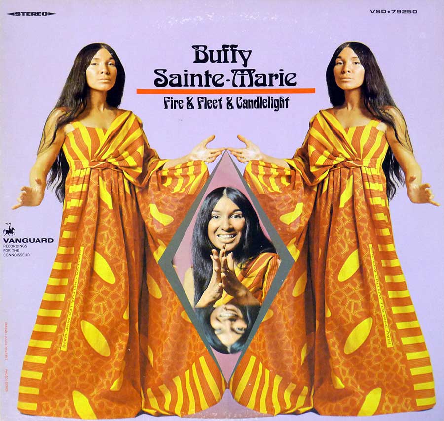 Front Cover Photo Of BUFFY SAINTE-MARIE - Fire & Fleet & Candlelight