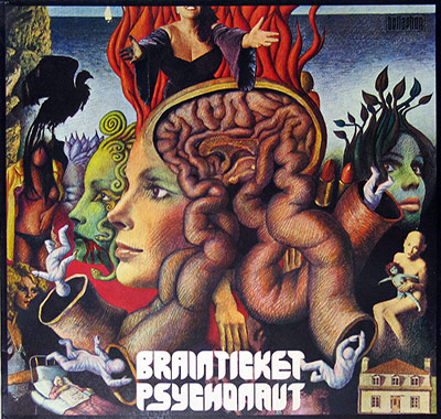BRAINTICKET - Psychonaut album front cover vinyl record
