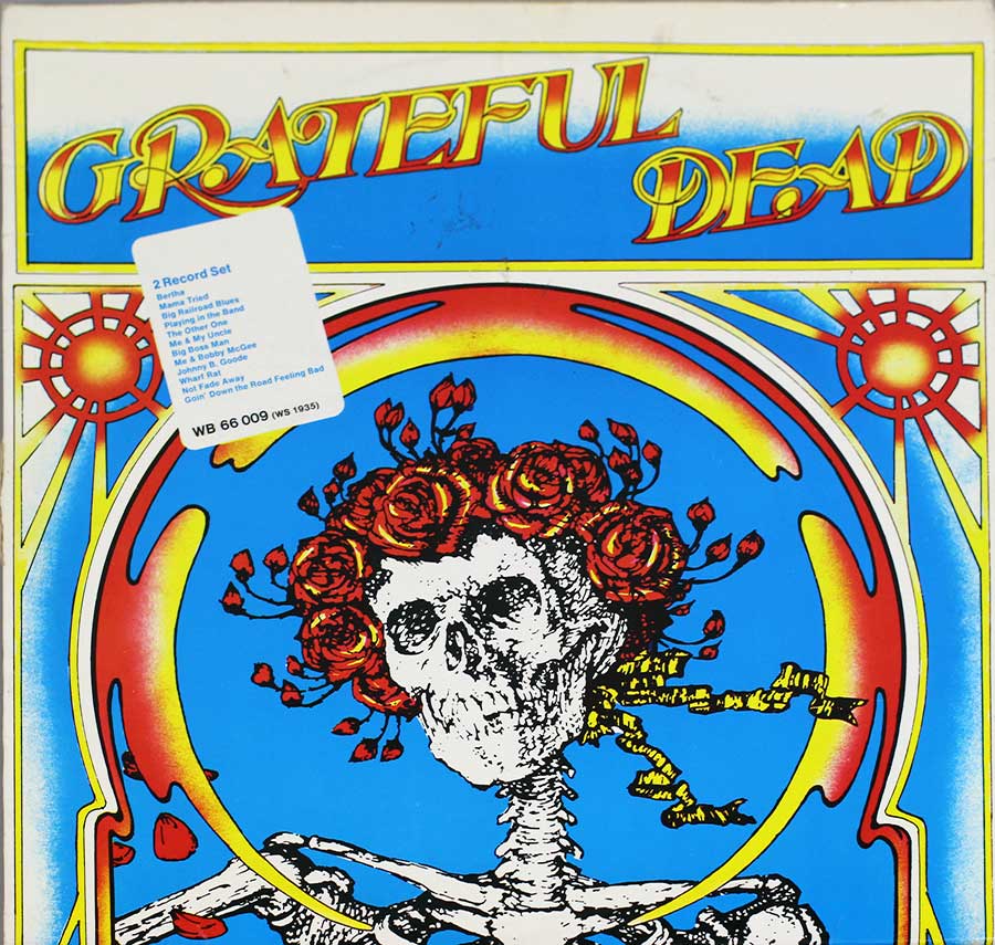 GRATEFUL DEAD - Live Aka Skull And Roses 2LP 12" ALBUM VINYL  front cover https://vinyl-records.nl