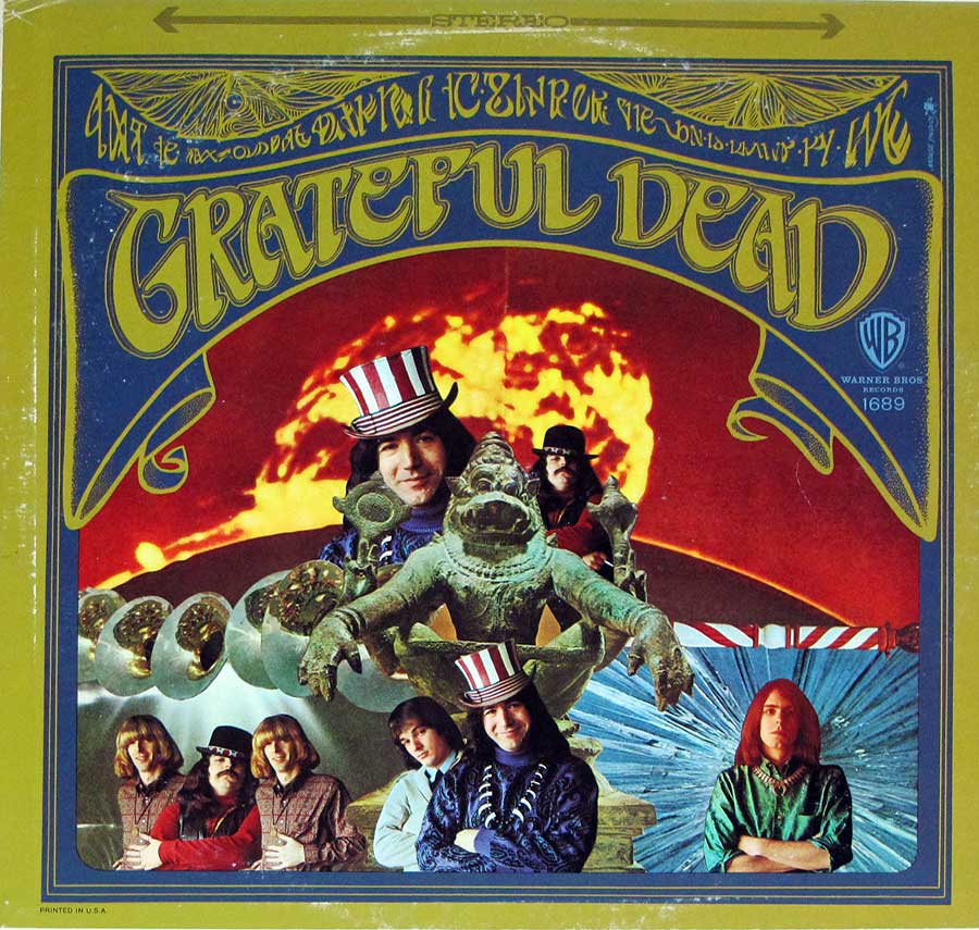 GRATEFUL DEAD - The Grateful Dead 1St Debut 12" LP Vinyl Album
 album front cover