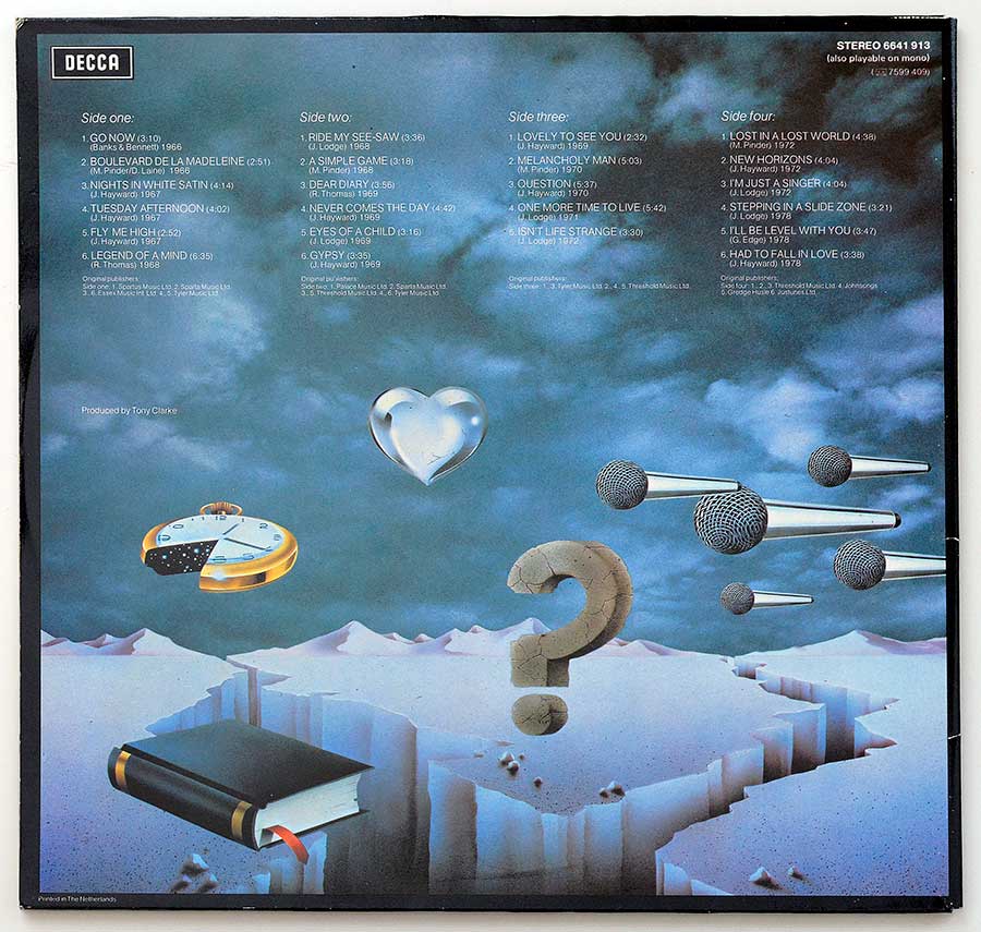 MOODY BLUES - The Moody Blues Story back cover
