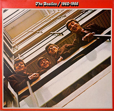 THE BEATLES - 1962-1966 (Red Album Cover) album front cover vinyl record
