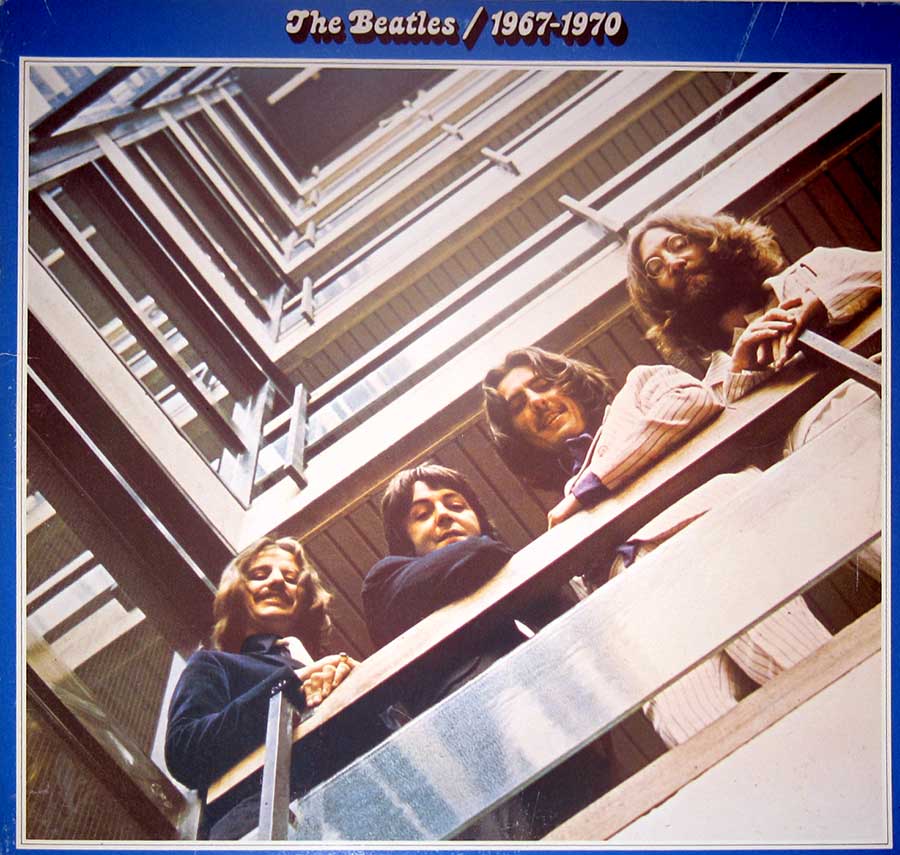 Front Cover Photo Of BEATLES 1967-1970 Blue Cover Canada 12" Vinyl LP Album