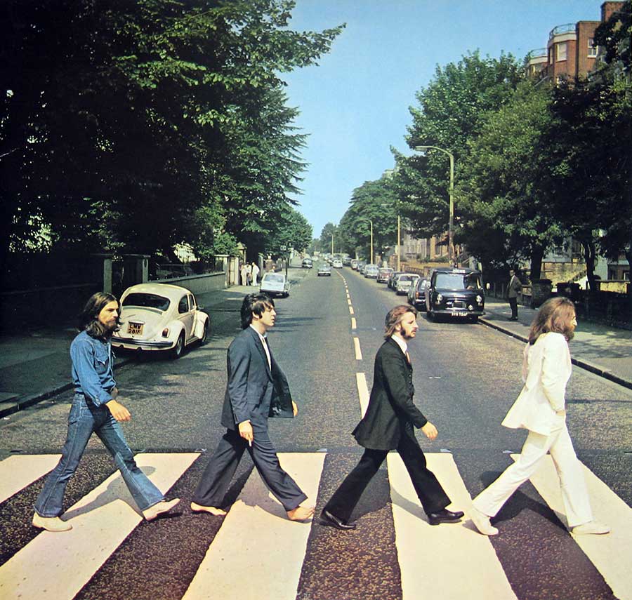 High Quality Photo of Album Front Cover  "BEATLES Abbey Road Capitol Records"