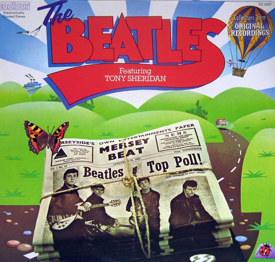 Front Cover Photo Of THE BEATLES - Featuring Tony Sheridan Collector's Edition 12" Vinyl LP Album