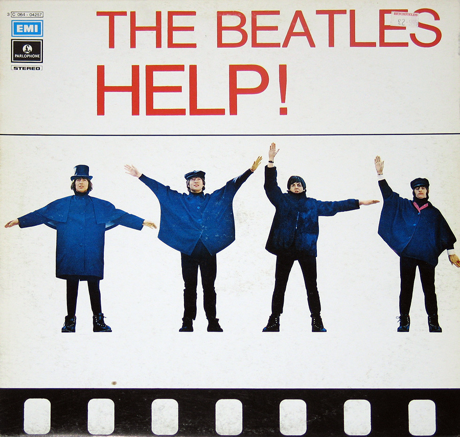 Front Cover Photo Of BEATLES - Help! Canzoni Dal Film Aiuto! 12" Vinyl LP Album