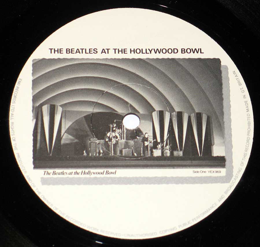 Front Cover Photo Of The Beatles -  At The Hollywood Bowl 