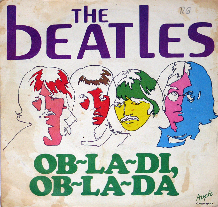 large album front cover photo of: BEATLES Ob-La-Di,  Ob-La-Da 1968 Italy  