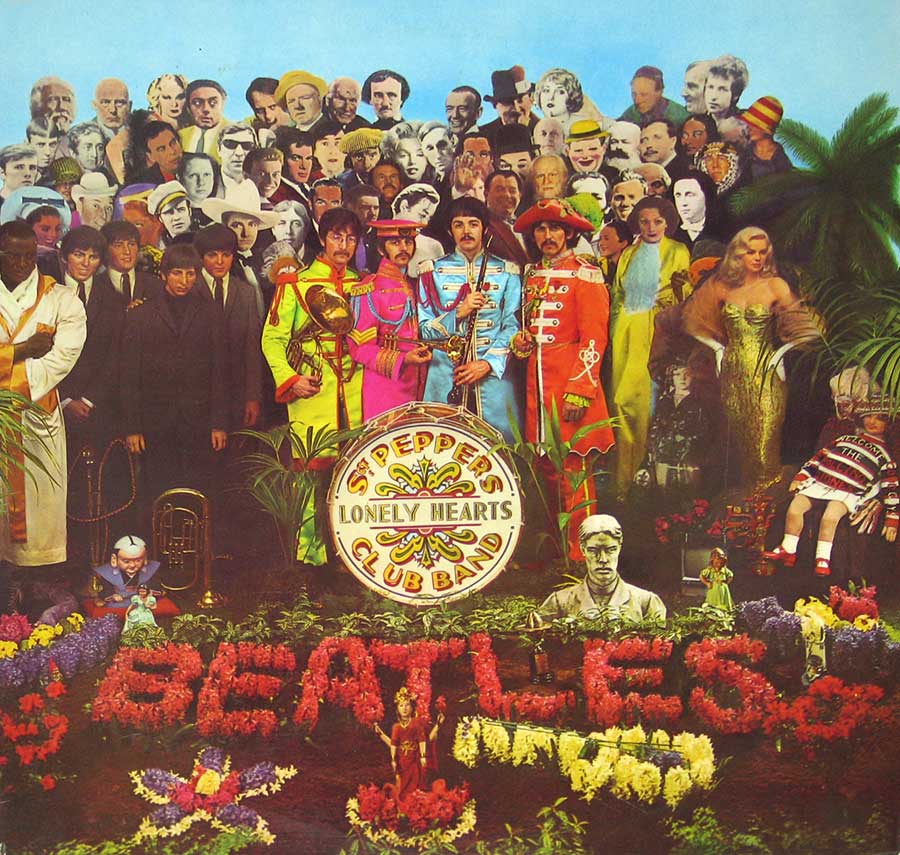 Front Cover Photo Of BEATLES - Sgt Pepper's Lonely Hearts Club Band Horzu 12" Vinyl LP Album
