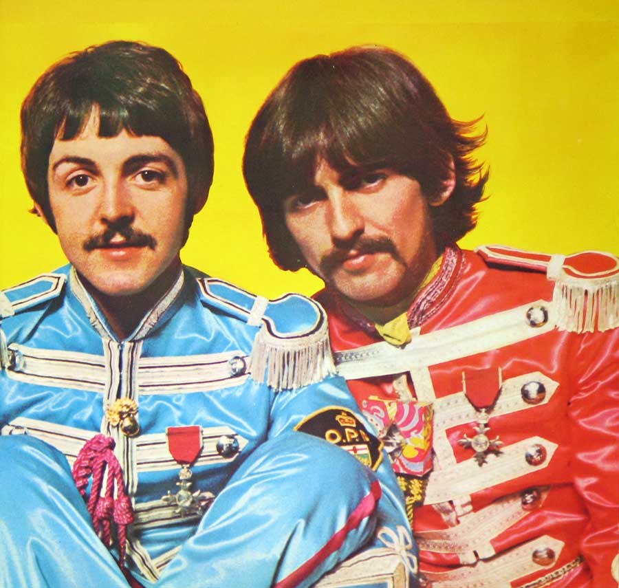 Photo of the right page inside cover BEATLES - Sgt Pepper's Lonely Hearts Club Band Horzu 12" Vinyl LP Album 