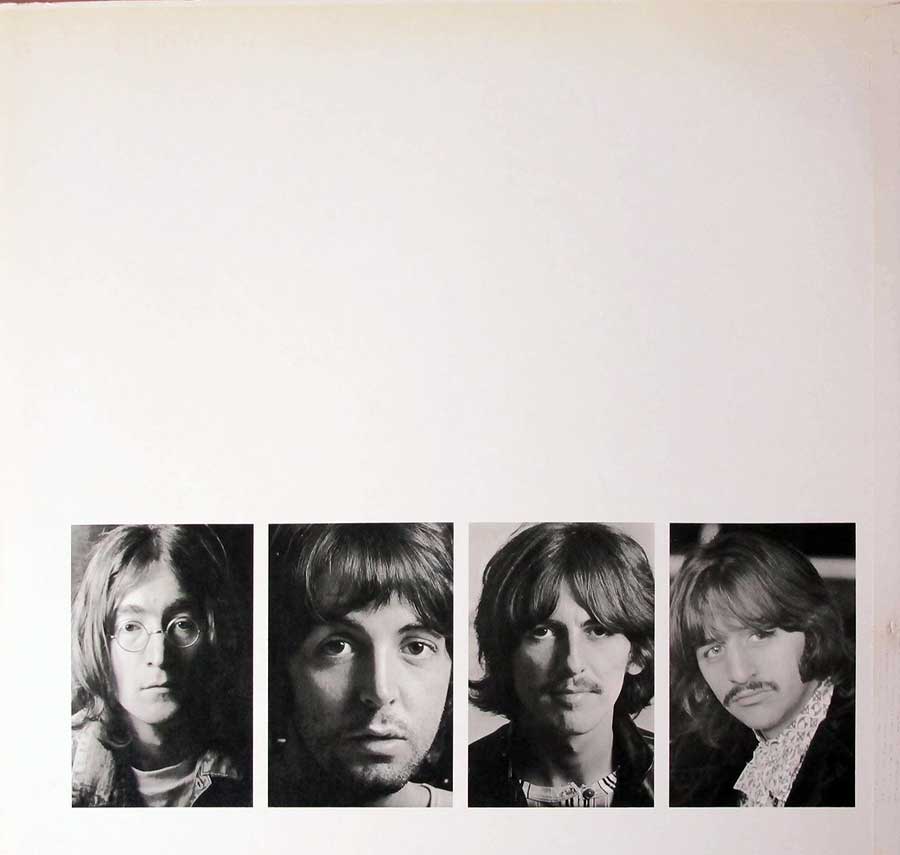 Photo of the right page inside cover The Beatles - White Album 