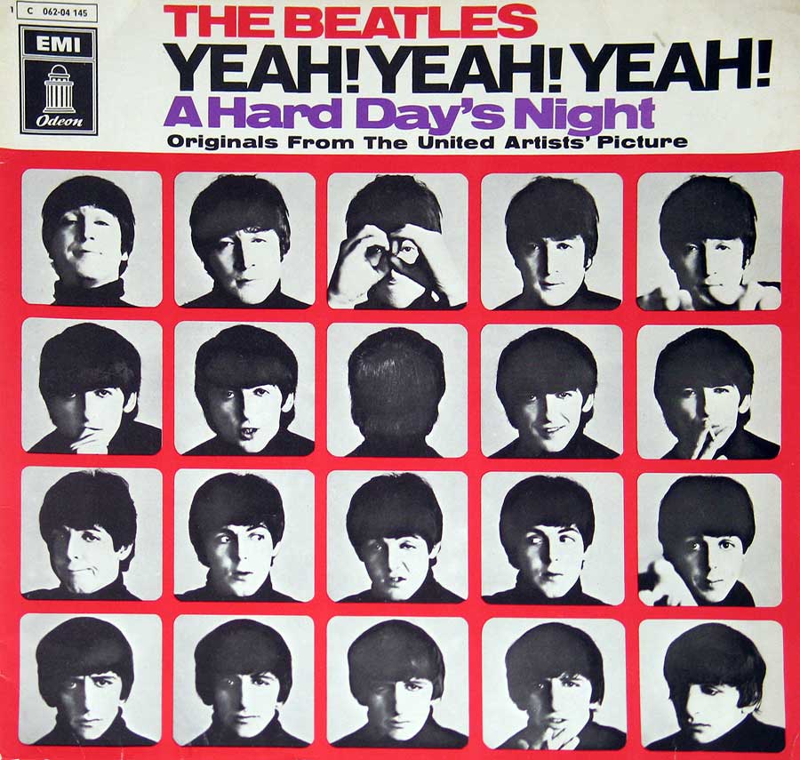 large album front cover photo of: Beatles - Yeah! Yeah! Yeah! A Hard Day's Night 