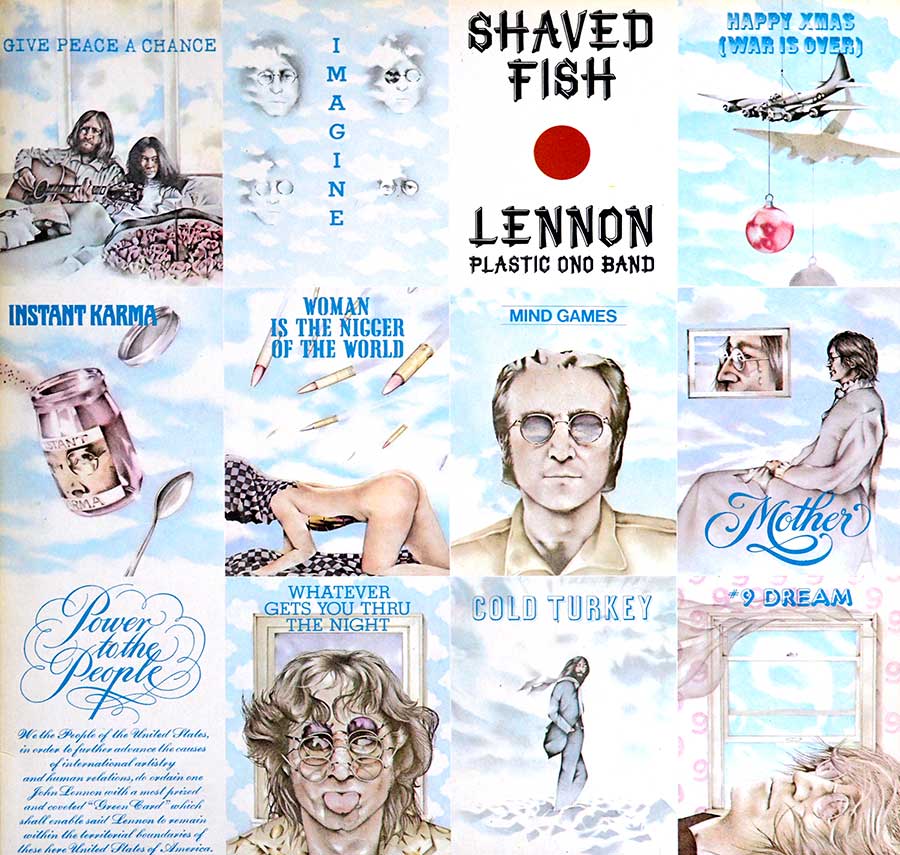 Album Front Cover Photo of JOHN LENNON AND THE PLASTIC ONO BAND - Shaved Fish  