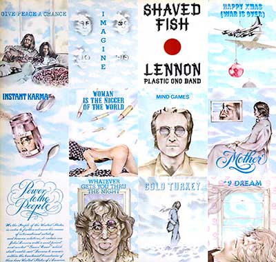 JOHN LENNON & THE PLASTIC ONO BAND - Shaved Fish (Netherlands Release) album front cover vinyl record