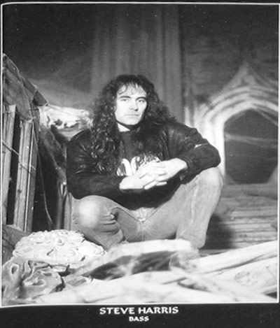 Photo of Steve Harris https://vinyl-records.nl/