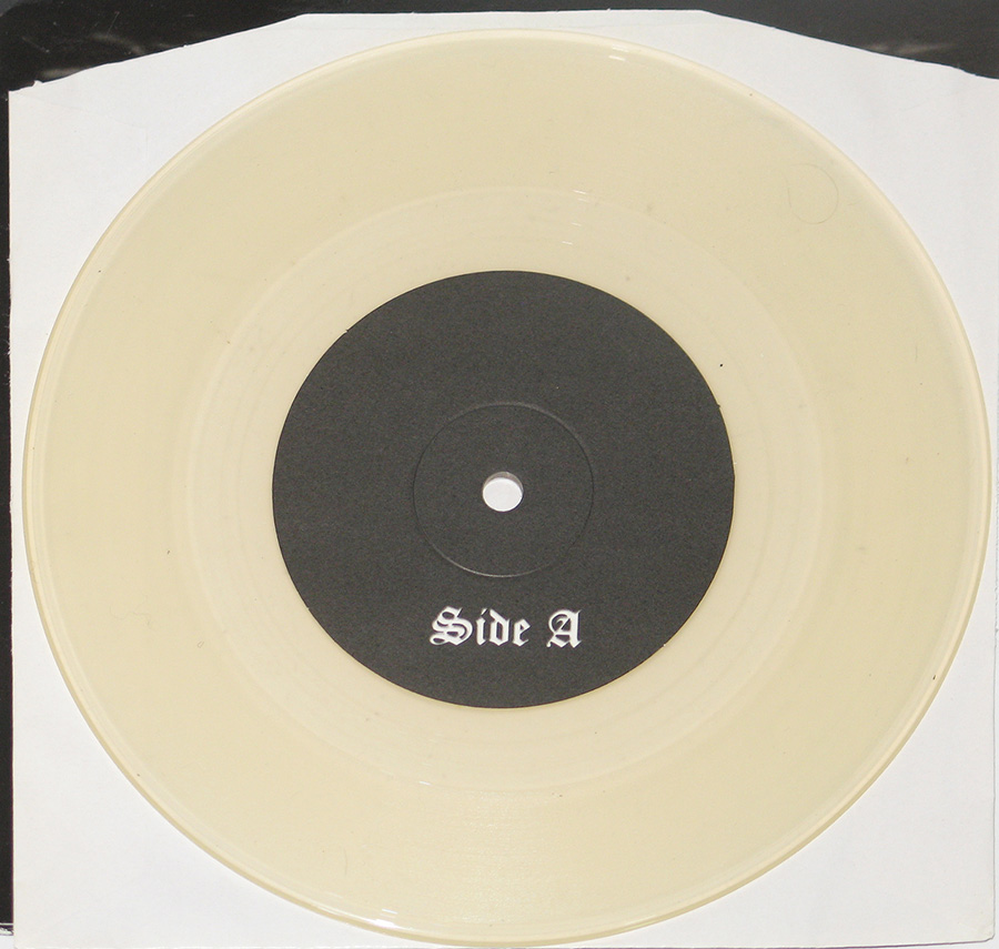 Photo of Side One of ISENHEIM - Uruk-Hai Clear Heavy Vinyl 