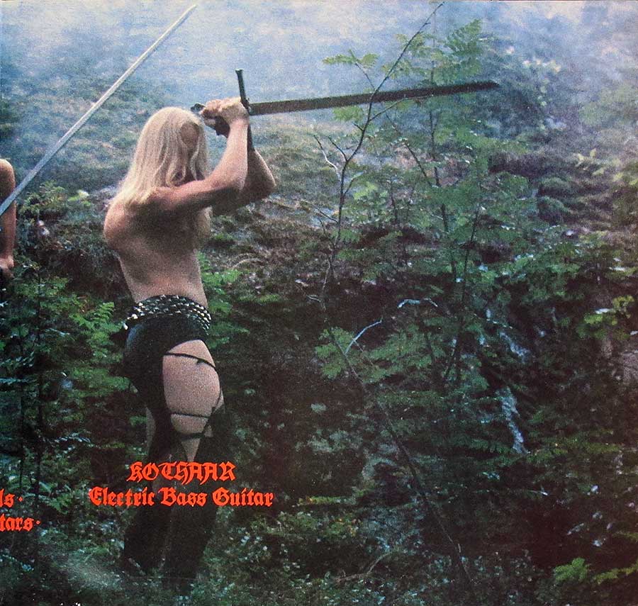 Photo of "BATHORY - Blood Fire Death FOC Gatefold" Album's Inner Sleeve  