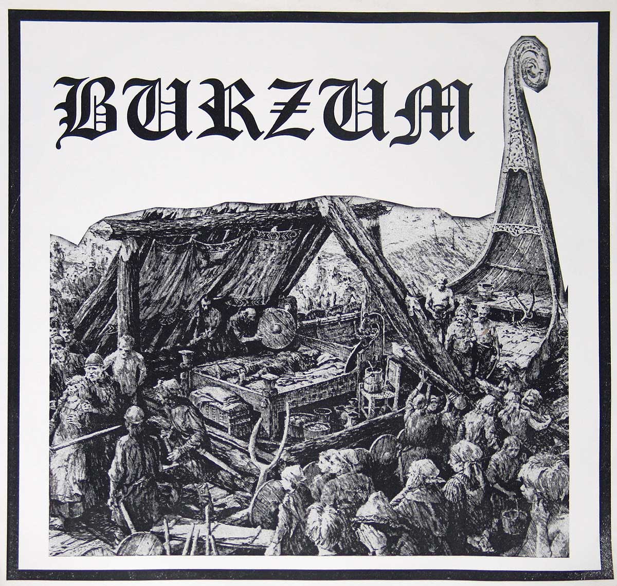 large album front cover photo of: Burzum Demo LP Vinyl Maniac records 