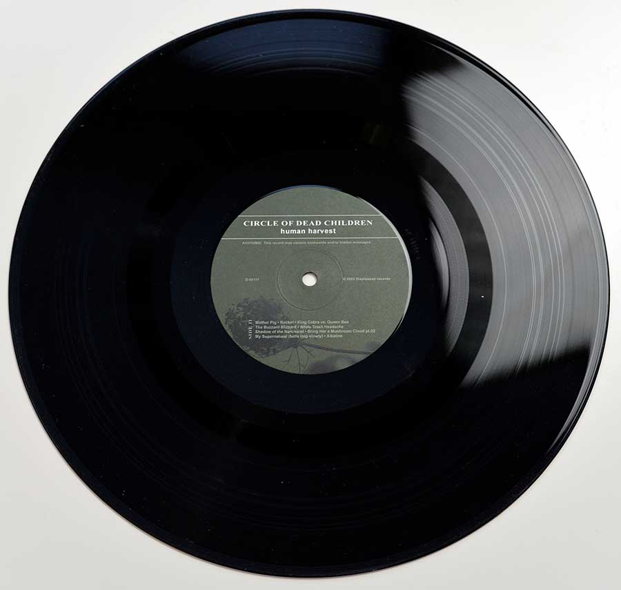 Photo of Side Two of CIRCLE OF THE DEAD CHILDREN - Human Harvest 