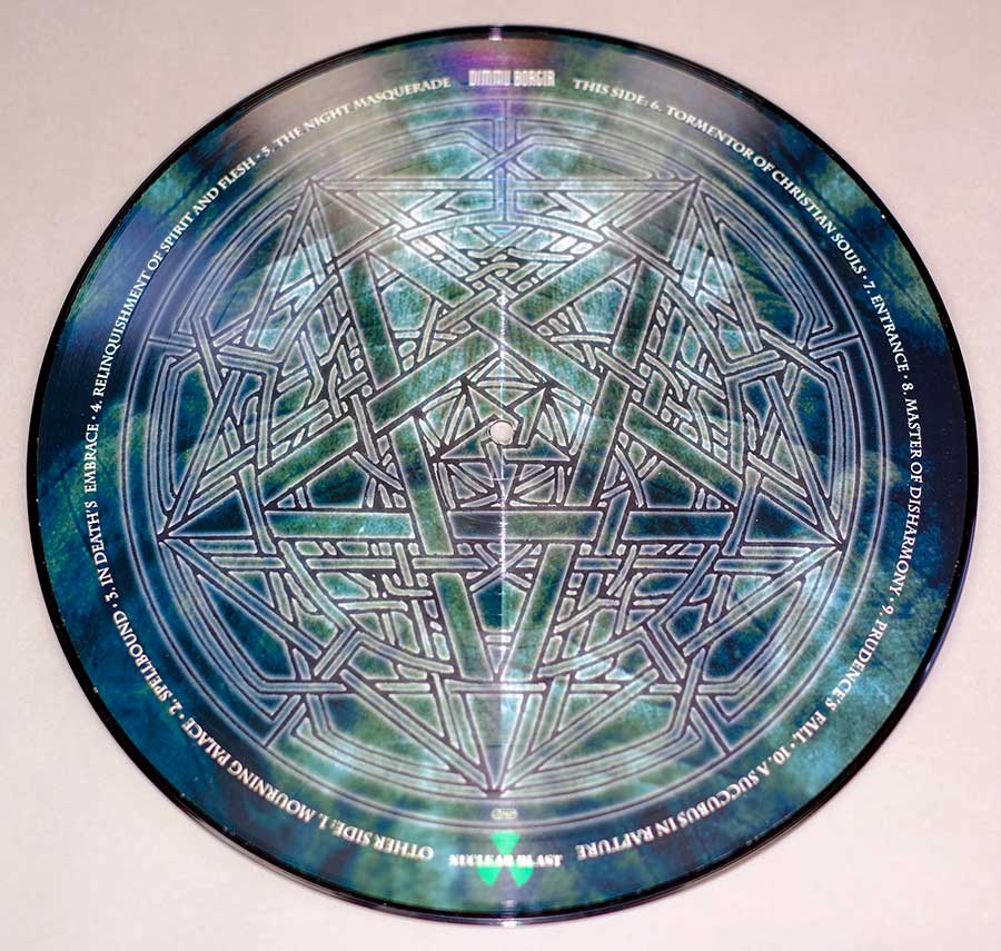 DIMMU BORGIR - Enthrone Darkness Triumphant 12" Picture Disc PD Vinyl
 vinyl lp record 