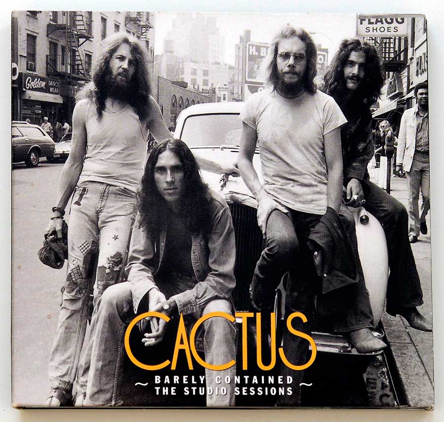 Photo of CD album front   CACTUS Barely Contained – The Studio Sessions 2CD Limited Edition 2CD 