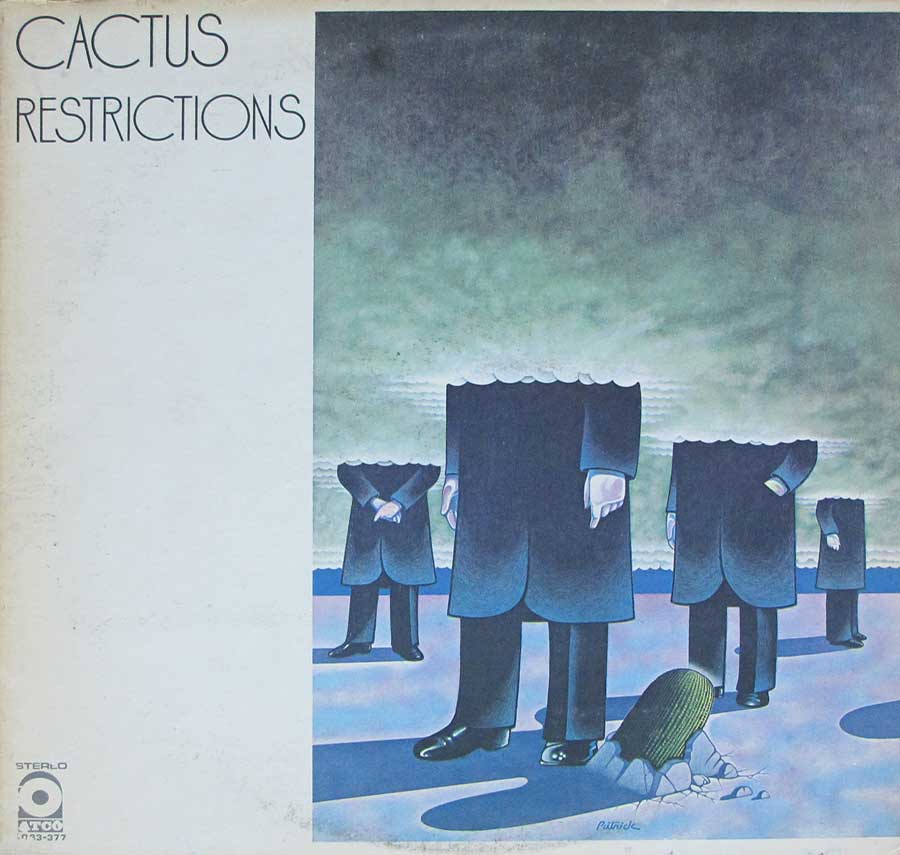High Quality Photo of Album Front Cover  "CACTUS Restrictions"