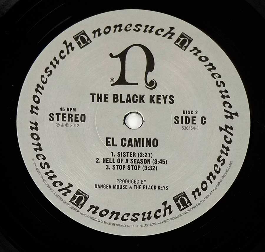 BLACK KEYS - El Camino 2LP 12" &  7" Single + Large Poster Vinyl Album
 vinyl lp record 