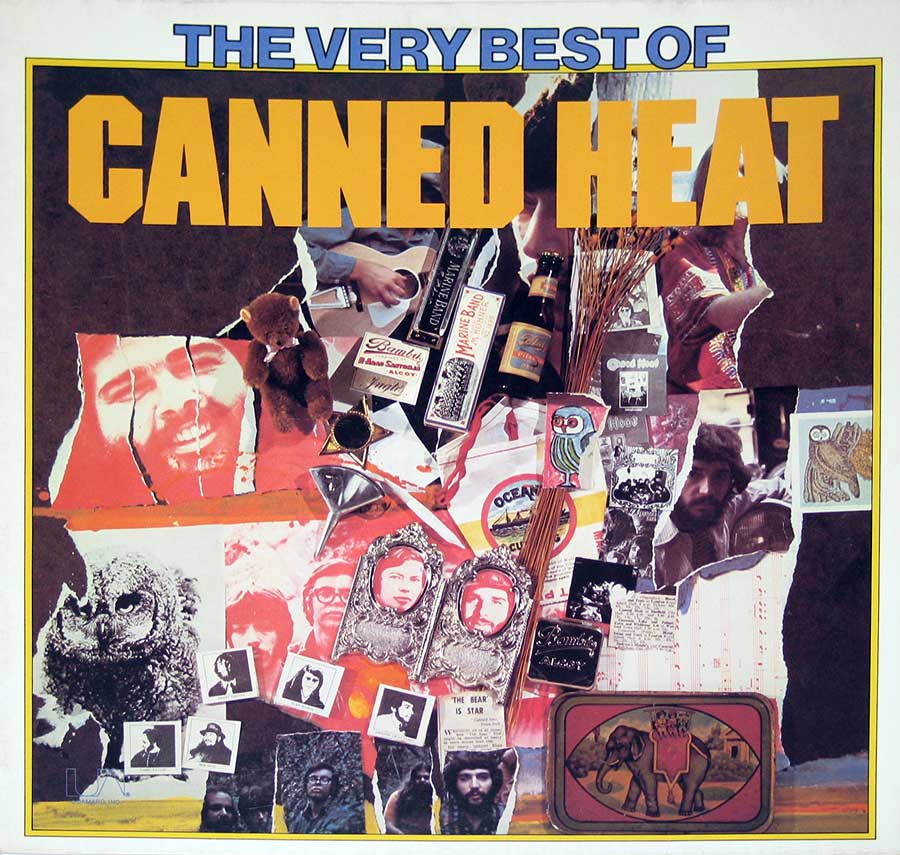 CANNED HEAT - The Very Best Of Canned Heat 12" Vinyl LP Album  front cover https://vinyl-records.nl