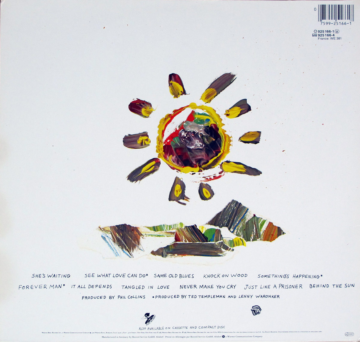 Behind The Sun back cover