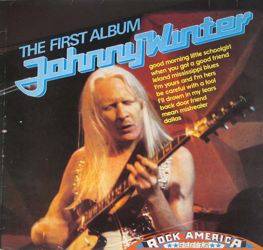JOHNNY WINTER - The First Album Blue Sky 12" VINYL LP ALBUM
 front cover https://vinyl-records.nl