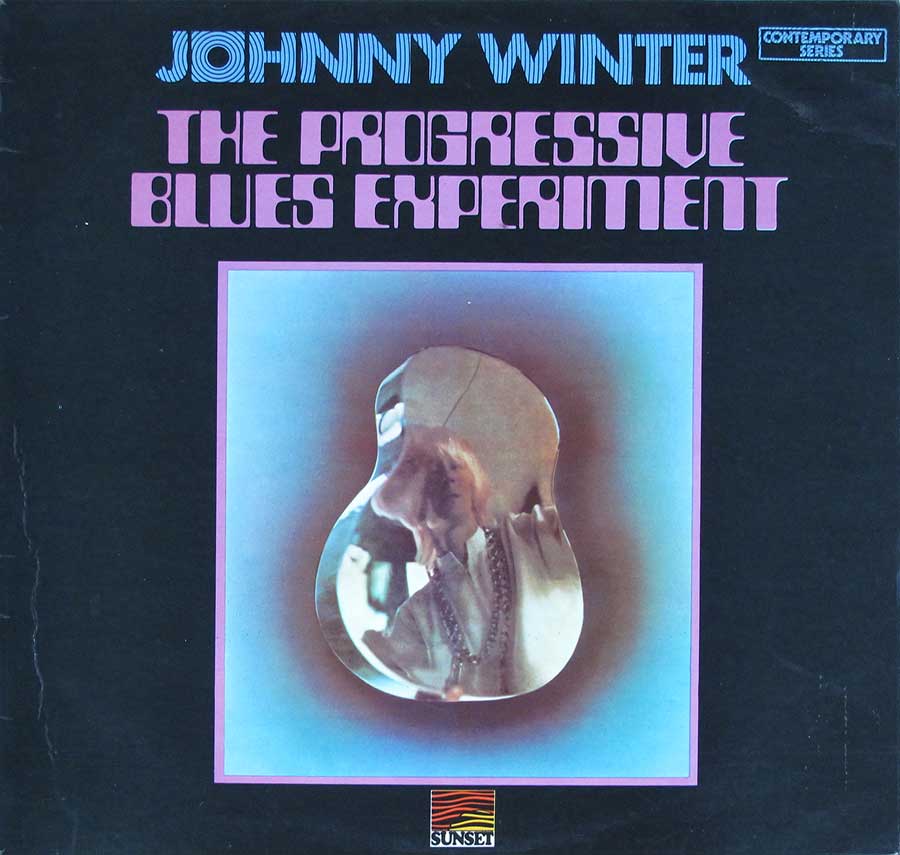JOHNNY WINTER - Progressive Blues Experiment Sunset LibertY 12" LP VINYL ALBUM front cover https://vinyl-records.nl