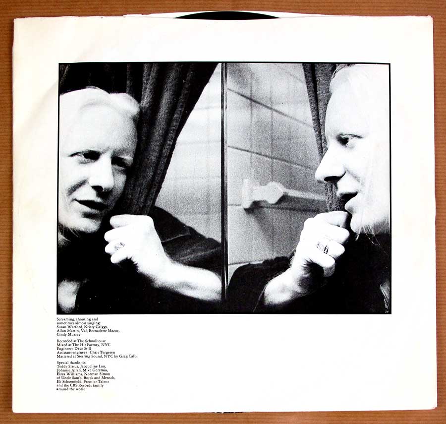 JOHNNY WINTER - Raisin Cain 12" Vinyl LP Album  custom inner sleeve
