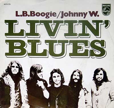 Livin' Blues - L.B. Boogie B/W Johnny W. album front cover vinyl record