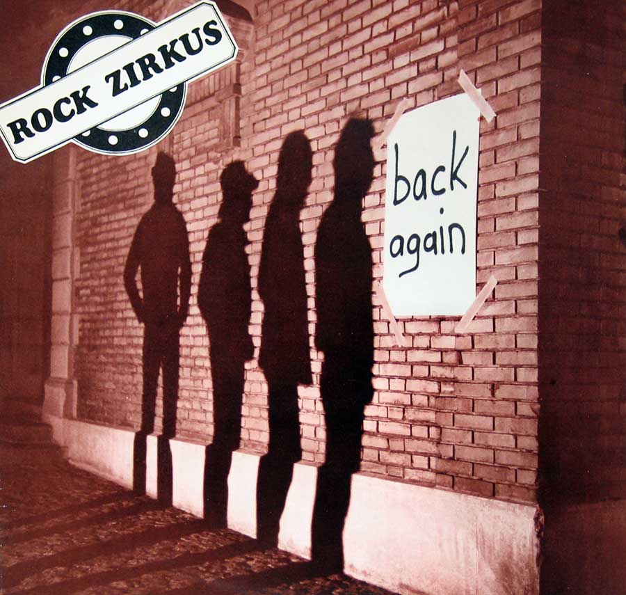 ROCK ZIRKUS - Back Again 12" VINYL LP ALBUM front cover https://vinyl-records.nl