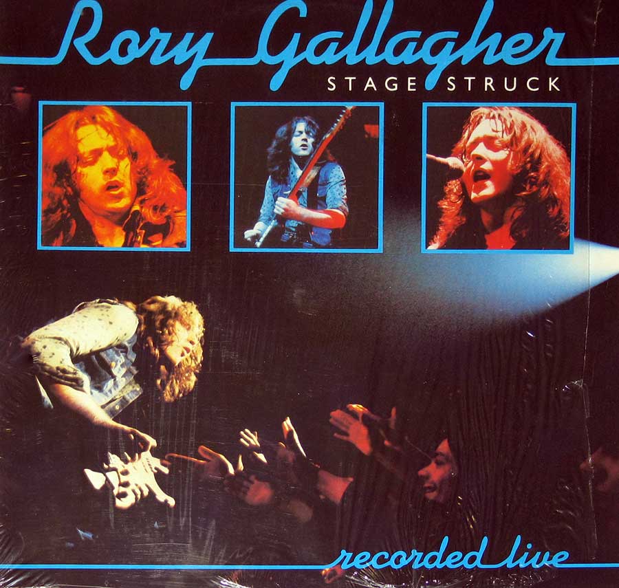 RORY GALLAGHER Stage Struck Recorded Live 12" Vinyl LP Album album front cover