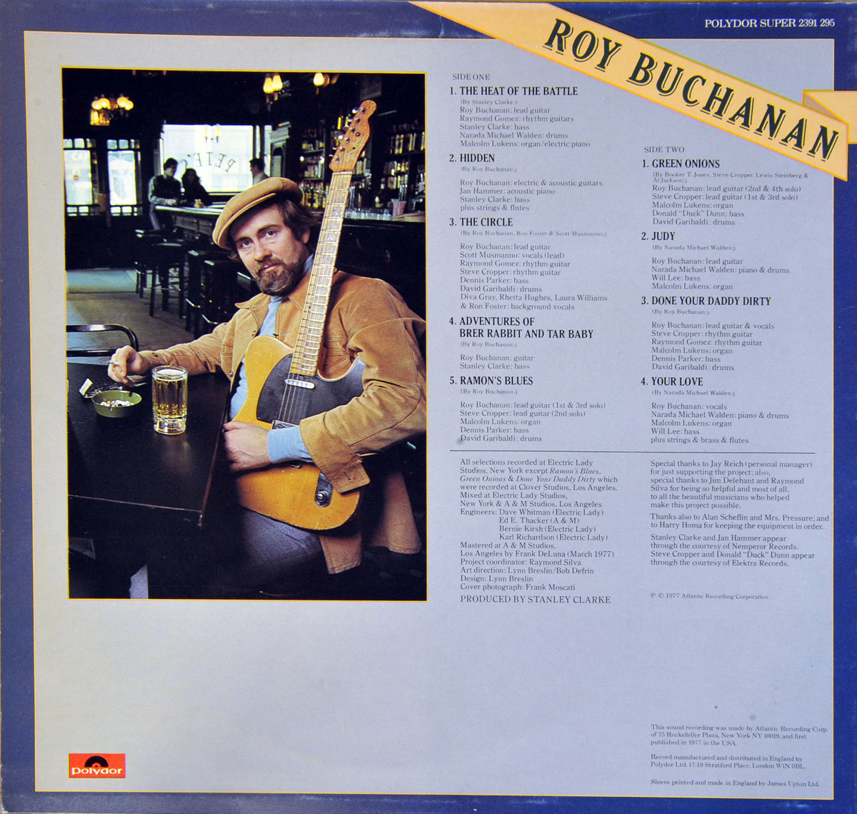 ROY BUCHANAN Loading Zone Album Cover Gallery and 12