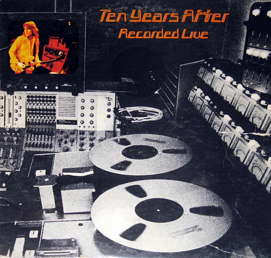 Front Cover Photo Of Ten Years After - Recorded Live 2LP ( French Release )