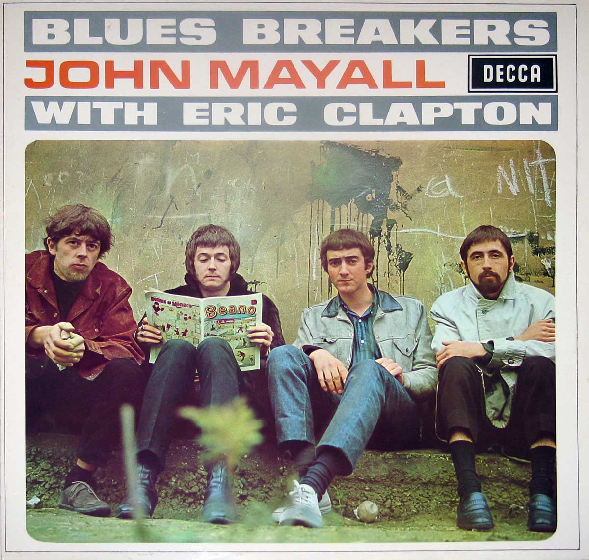 Album Front Cover Photo of John Mayall Blues Breakers With Eric Clapton 