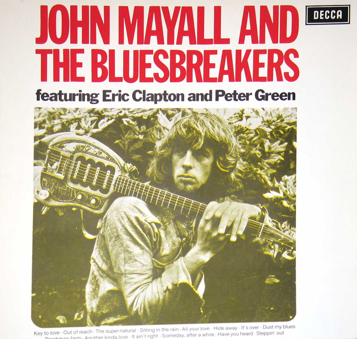 Album Front Cover Photo of John Mayall & The Bluesbreakers Featuring Eric Clapton & Peter Green 