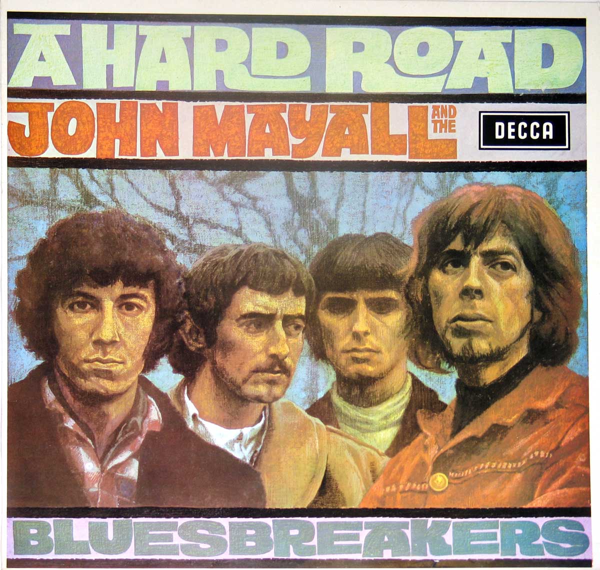 Album Front Cover Photo of John Mayall & The Blues Breakers - A Hard Road With Peter Green 