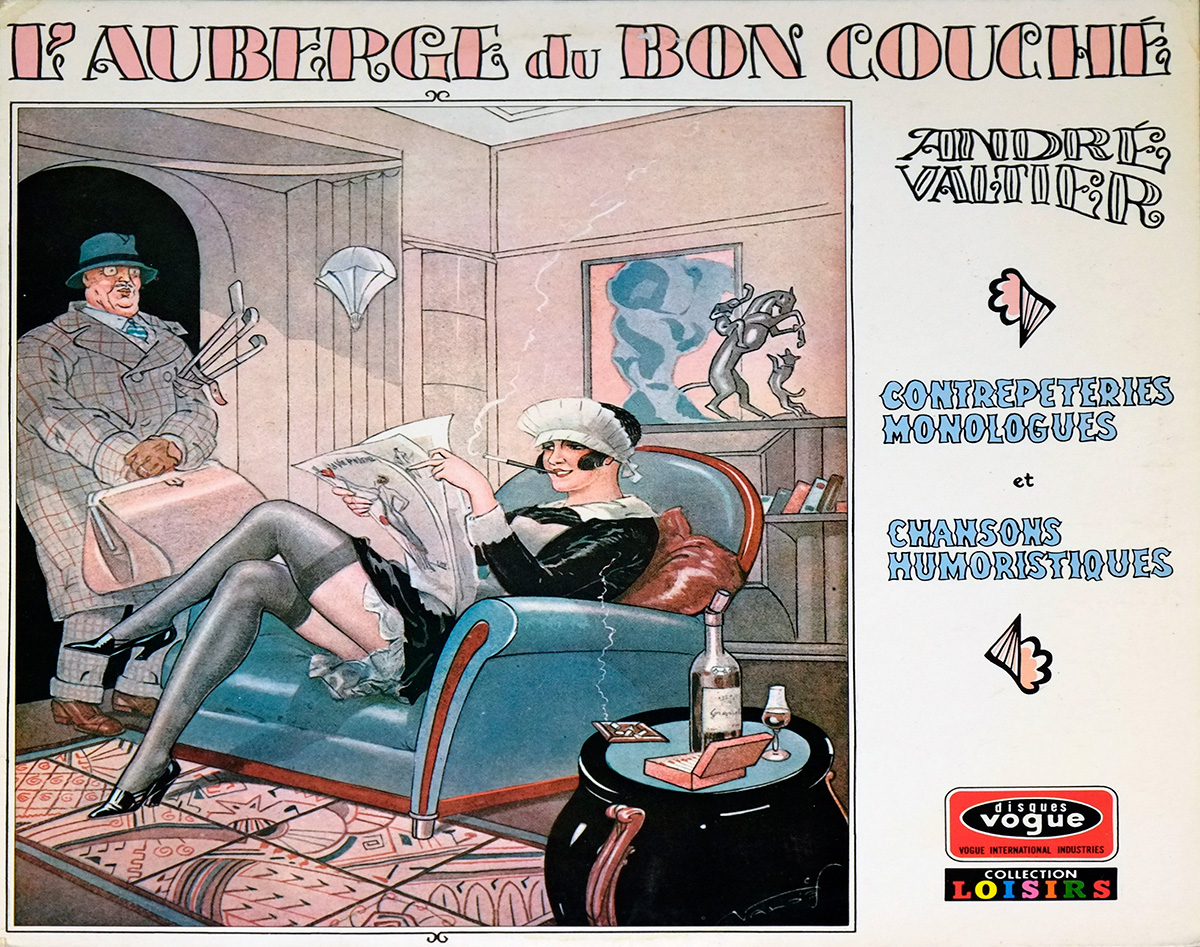 Album Front Cover Photo of ANDRE VALTIER - L'Auberge Du Bon Couche Sexy Cover 