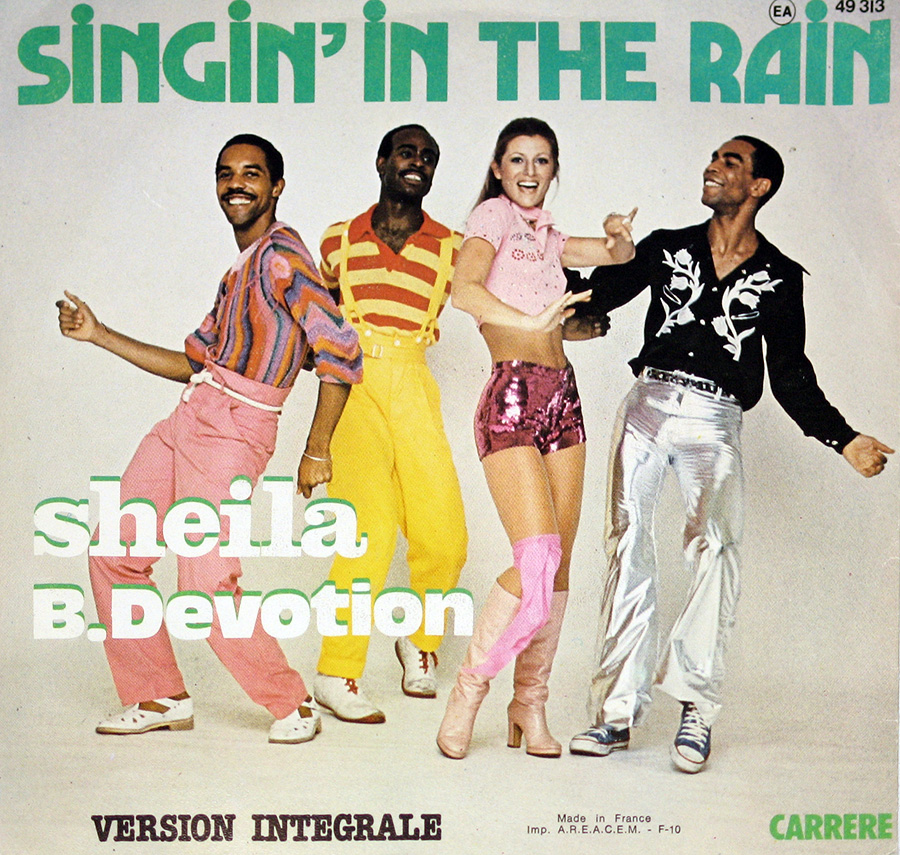 large album front cover photo of: Sheila B. Devotion - Singin' in the Rain (version integrale) 
