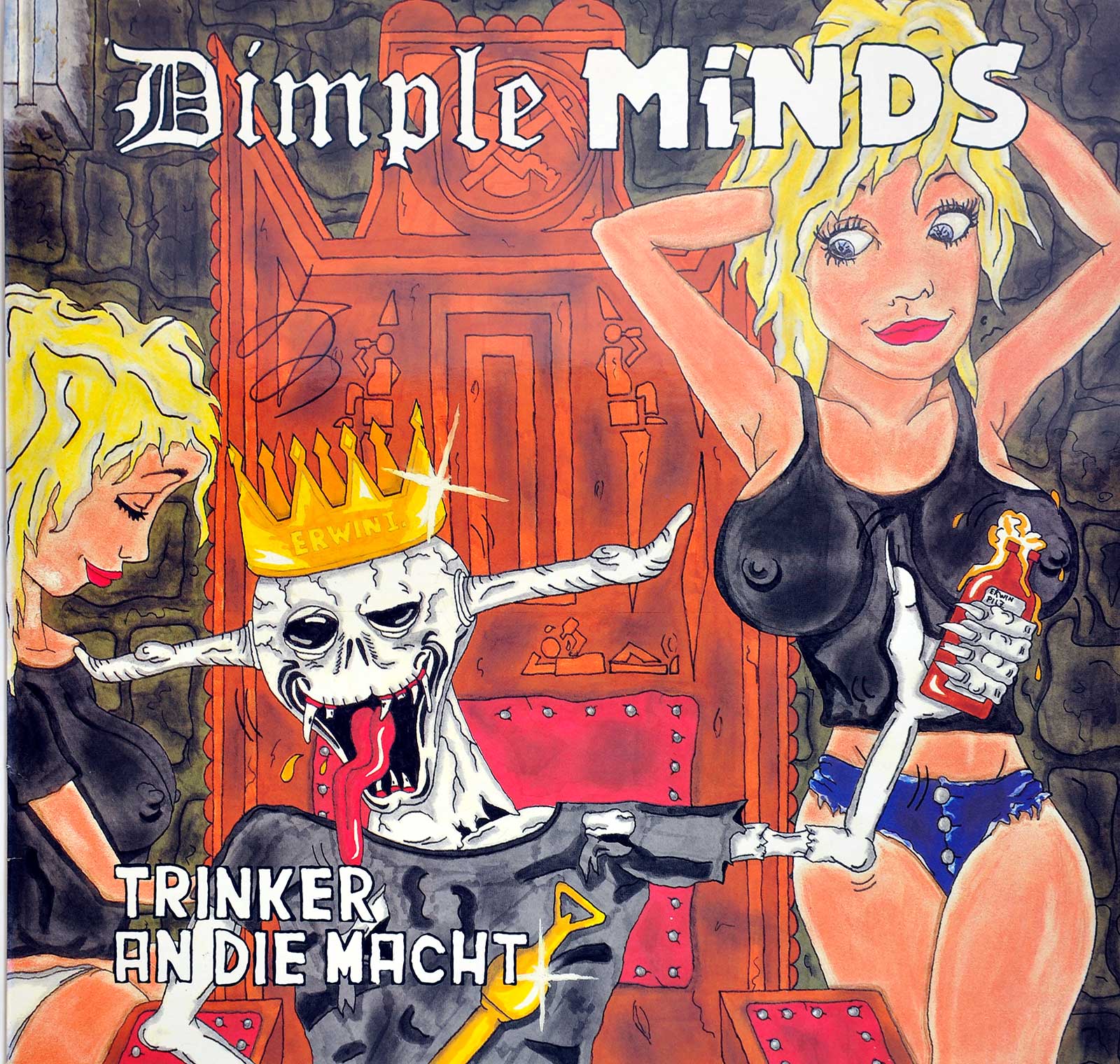 large album front cover photo of: DIMPLE MINDS TRINKER AN DIE MACHT  