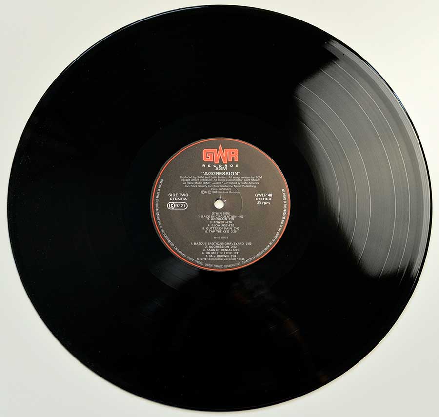 Photo of "SGM - Aggression" 12" LP Record - Side Two: