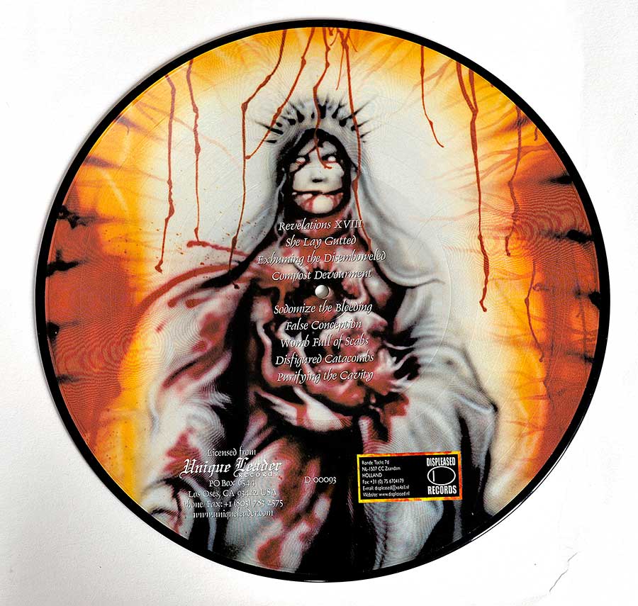 Photo of Side Two of DISGORGE - She Lay Gutted  ( Picture Disc ) 12" ALBUM VINYL  