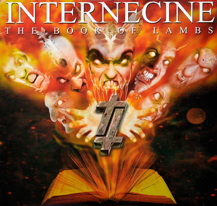 INTERNECINE - The Book of Lambs 12" Vinyl LP Album  front cover https://vinyl-records.nl
