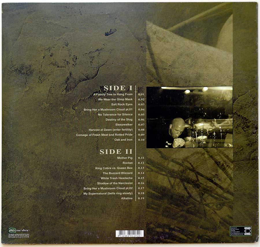 Photo of album back cover CIRCLE OF THE DEAD CHILDREN - Human Harvest