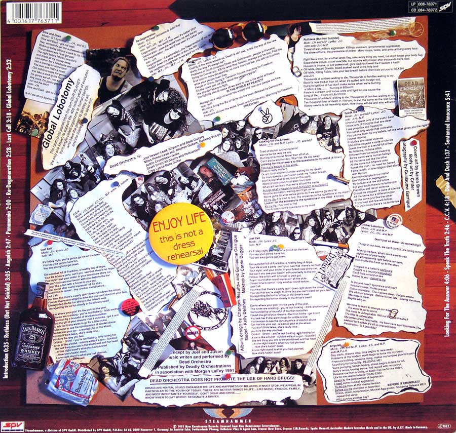 High Resolution Photo Dead Orchestra - Global Lobotomy Vinyl Record